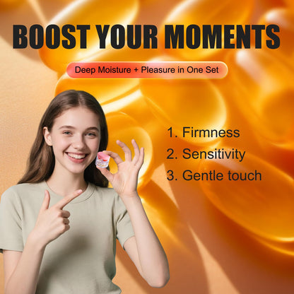 Vaginal Moisturizer & Intimate Enhancer for Women – 5 Tightening Beads + 5 Moisturizer Liquibeads, Dual-Action Care for Feminine Comfort & Sensation