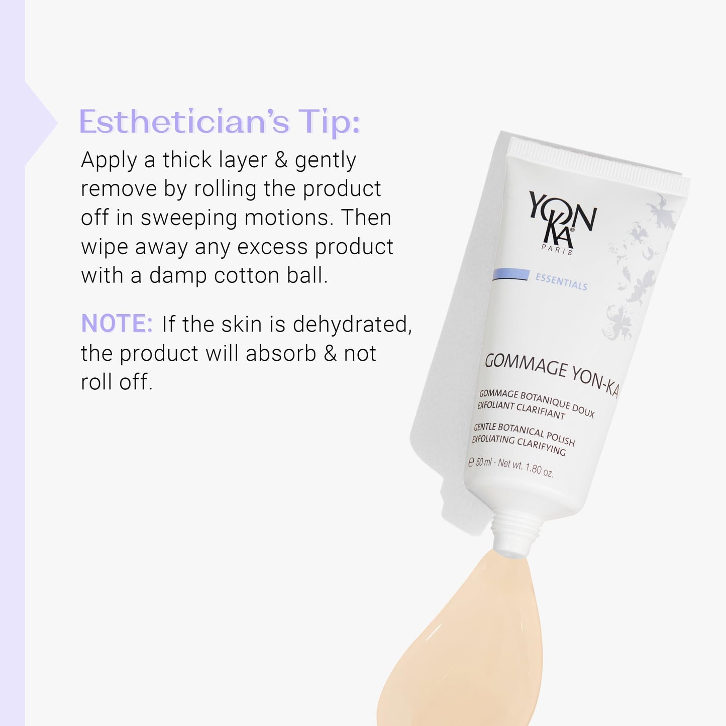 Yon-Ka Gommage Peeling Gel | Gentle Facial Exfoliator to Brighten and Balance | Help Tighten Pores and Reduce the Look of Redness | Paraben-Free | 1.80 oz