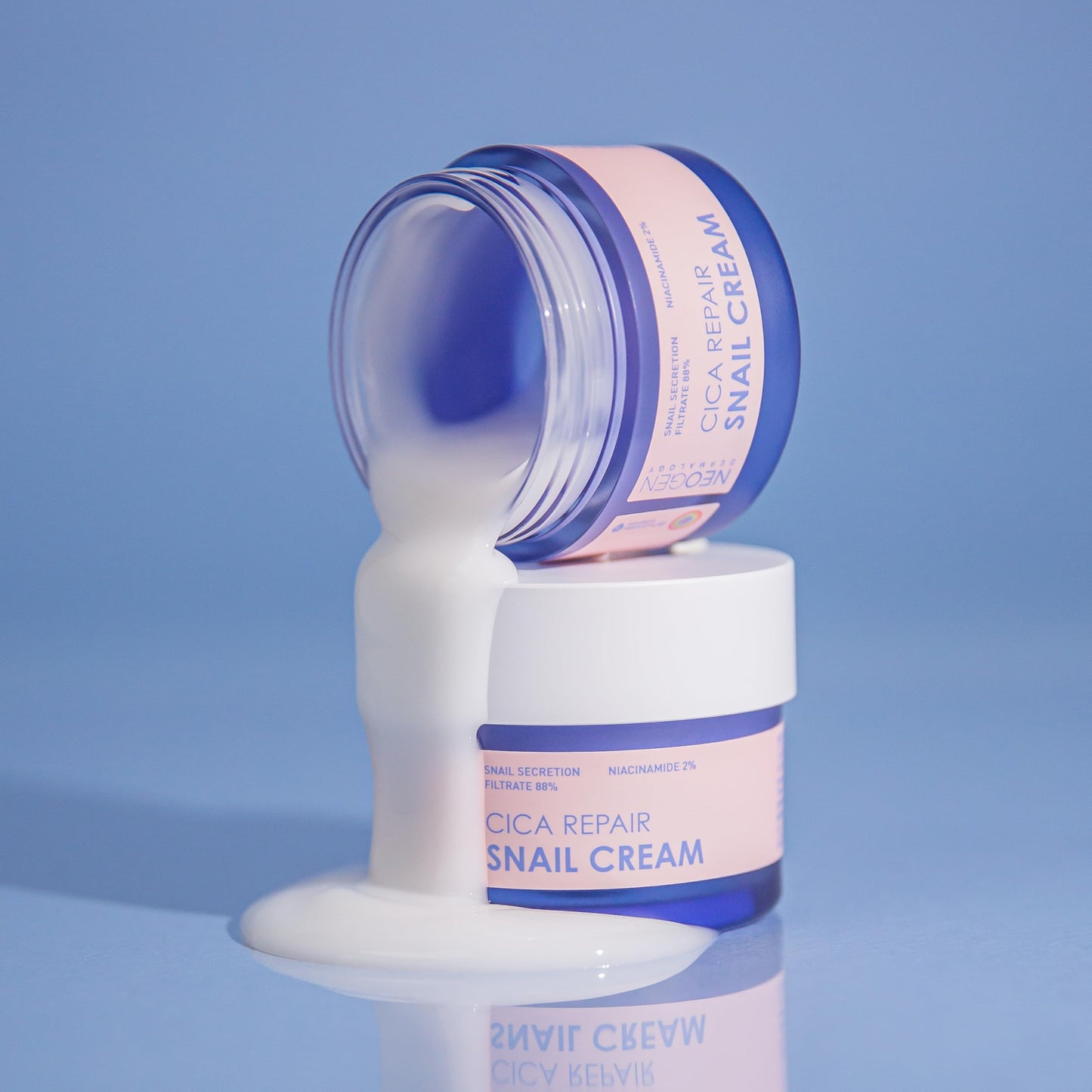 NEOGEN CICA REPAIR SNAIL Line Excellent recovery and soothing effects from CICA PURE COMPELX restores healthy-looking firm skin (Cream)