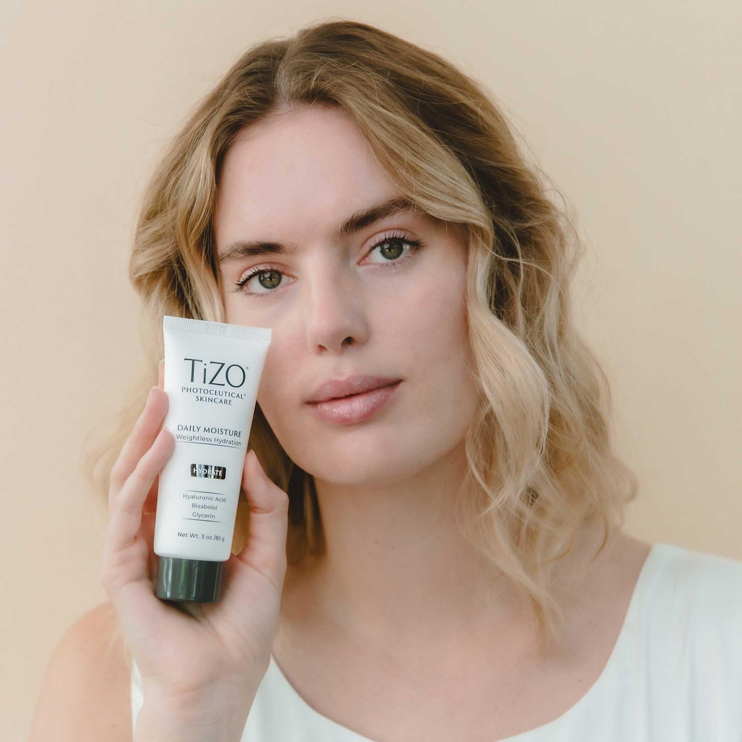 TIZO Photoceuticals Daily Moisture | Lightweight Formula | Ultra Hydrating | Hyaluronic Acid | Bisabolol | For All Skin Types | 3 oz