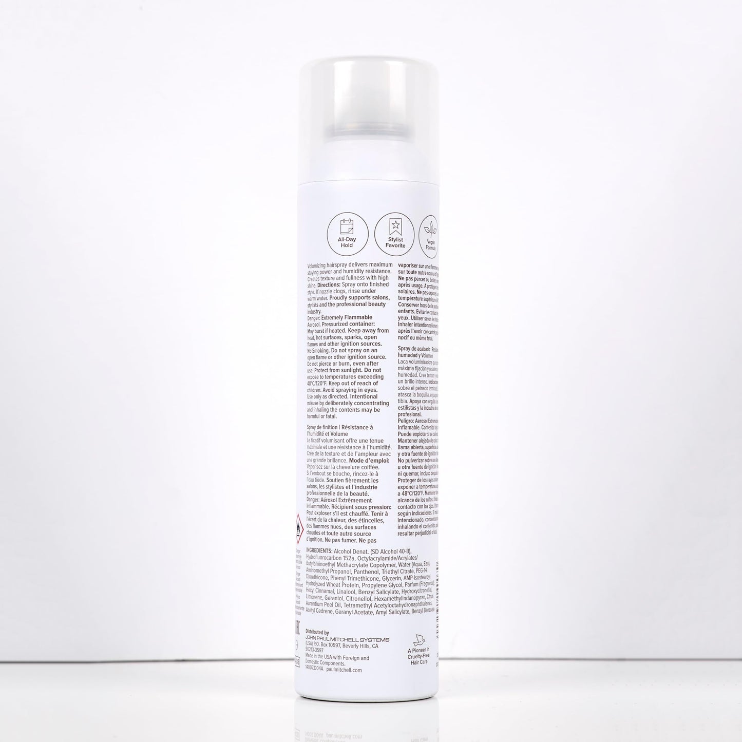Paul Mitchell Extra-Body Firm Hairspray, Extreme Hold, Maximum Volume + Humidity Resistance, For Fine Hair, 9.5 oz