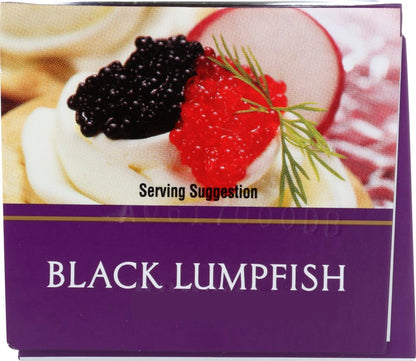 Romanoff Caviar, Black Lumpfish, 2 Oz., (Pack of 3)