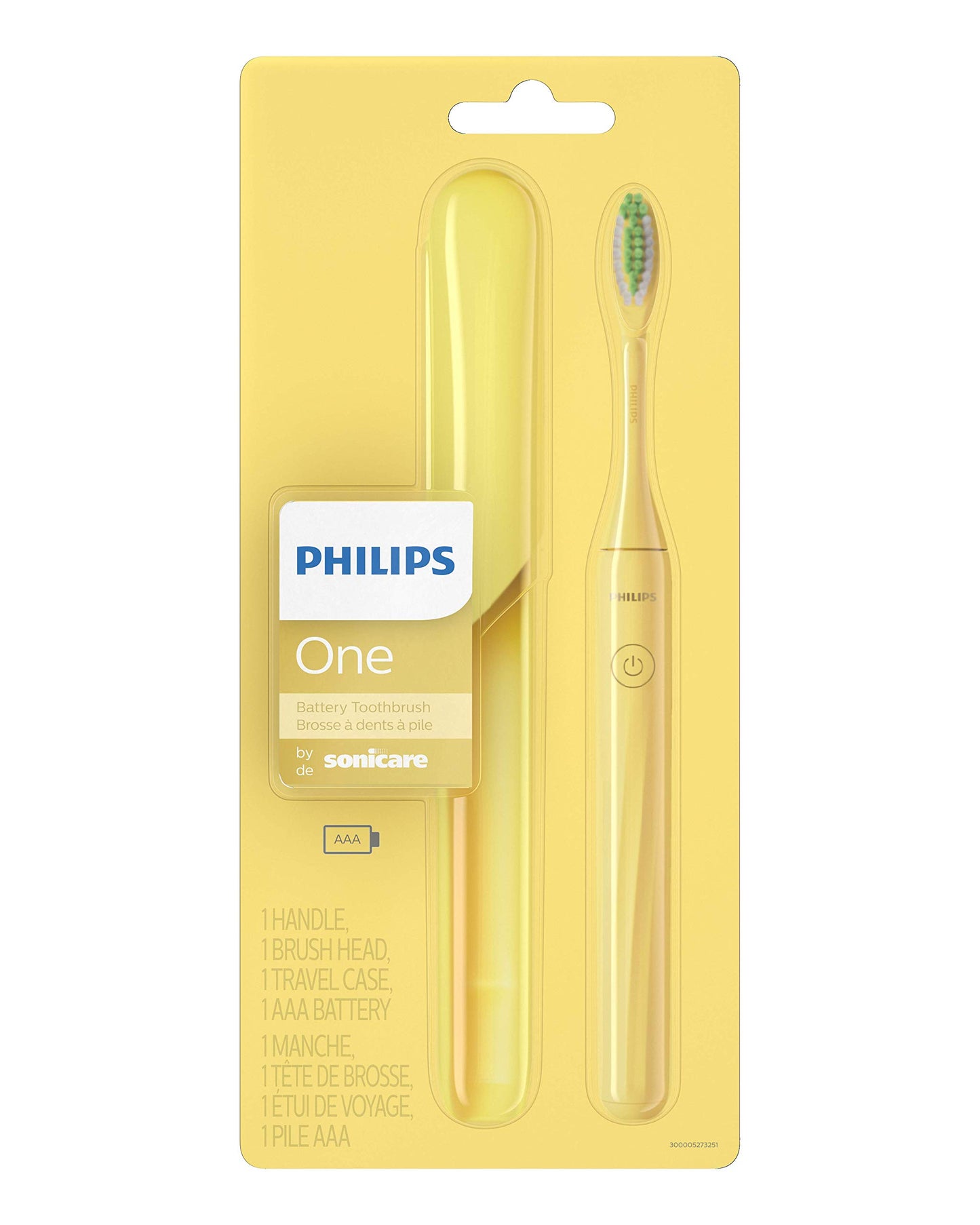 Philips Sonicare Battery Toothbrush, Mango Yellow, HY1100/02