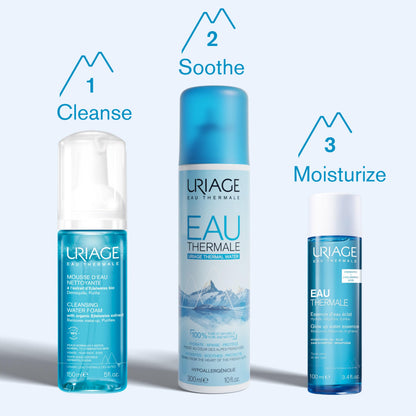 Uriage Thermal Water Essence, Facial Hydration Booster with Hyaluronic Acid & Thermal Water to Moisturize, Brighten and Plump The Skin for 24hrs