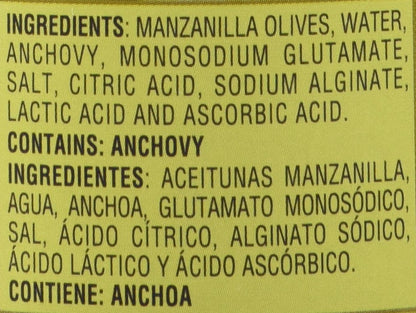 Goya Stuffed Olives Minced Anchovies 5.25 Ounce (Pack of 6)
