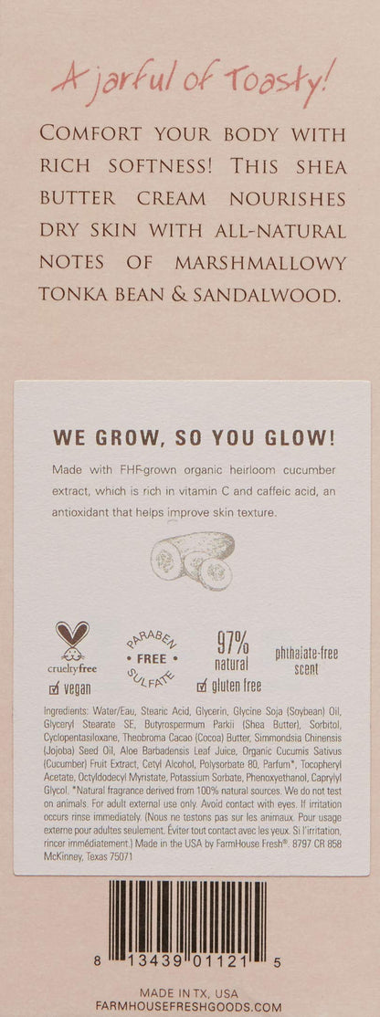 FarmHouse Fresh Marshmallow Melt Shea Butter Body, 8 Fl Oz