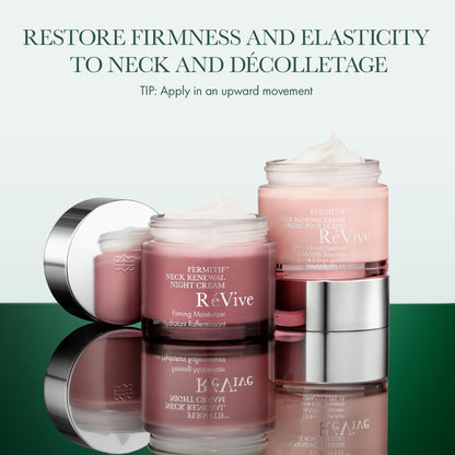 RéVive Fermitif Neck Renewal Cream - Neck and Décolletage Tightening Cream - Broad Spectrum SPF 15 Sunscreen - Anti-Aging, Reduces Fine Lines & Smooths Skin, 2.5 OZ