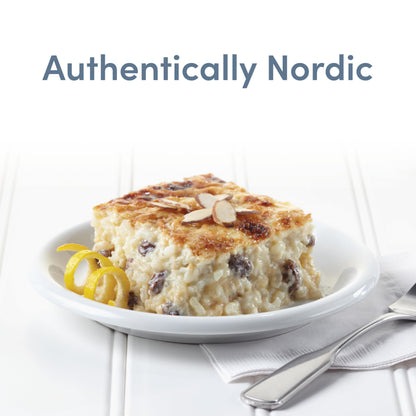 Lars Own Scandinavian Porridge Rice, Short Grain for Swedish Rice Pudding & Breakfast Porridge, 12 oz, 1 Pack