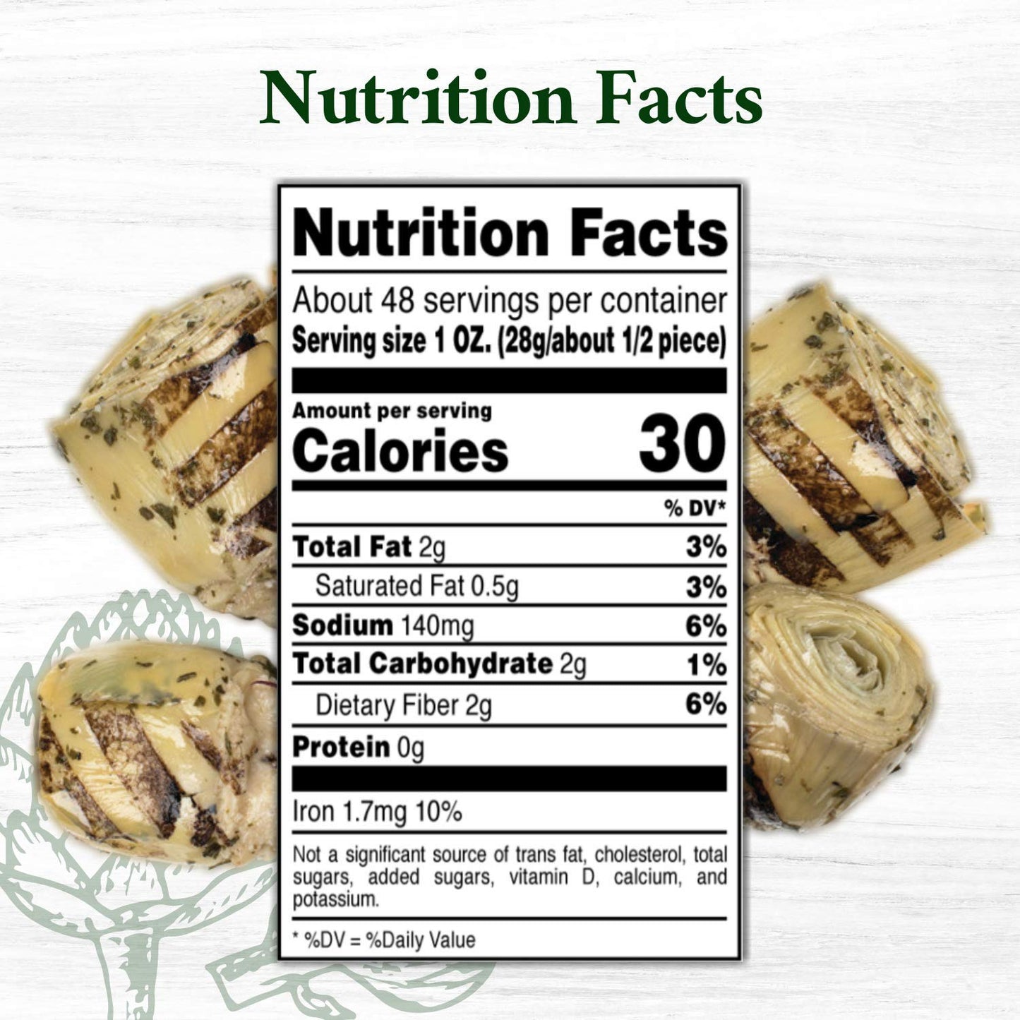 Roland Foods Grilled Roman Style Artichoke Hearts Marinated in Oil, Specialty Imported Food, 67 Ounce, Pack of 1