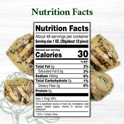 Roland Foods Grilled Roman Style Artichoke Hearts Marinated in Oil, Specialty Imported Food, 67 Ounce, Pack of 1