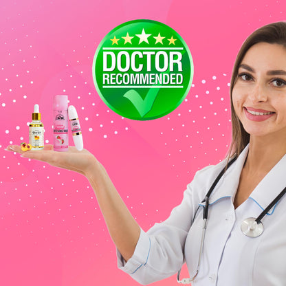 ANGELYCIA Ultimate Feminine Rejuvenation Combo, Virginity Wand Strawberry and Feminine Yoni Detox Oil Peach, Vaginal Tightening Solution, Restores pH Balance for Women