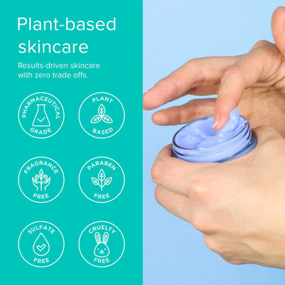 ClarityRx Call Me In The Morning Soothing Recovery Facial Cream, Natural Plant-Based Face Moisturizer with Skin-Protecting Antioxidants, Paraben & Cruelty Free Skin Care