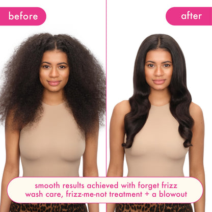 amika frizz-me-not hydrating anti-frizz treatment | lightweight hydrating spray for medium to thick coarse hair types 2a-4c, humidity + heat protection, smooth frizz for up to 3 days