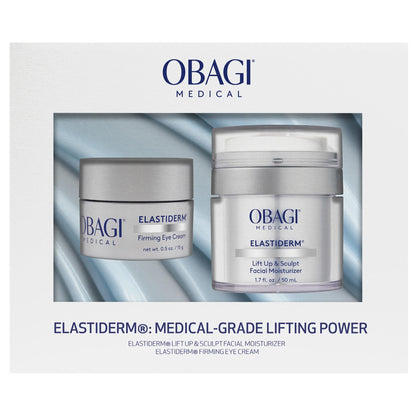 Obagi ELASTIDERM Lift Up & Sculpt Facial Moisturizer and Eye Cream Set – Clinically Proven Anti-Aging Face Cream 1.7oz & Lightweight Eye Cream .5oz Help Reduce the Appearance of Fine Lines & Wrinkles