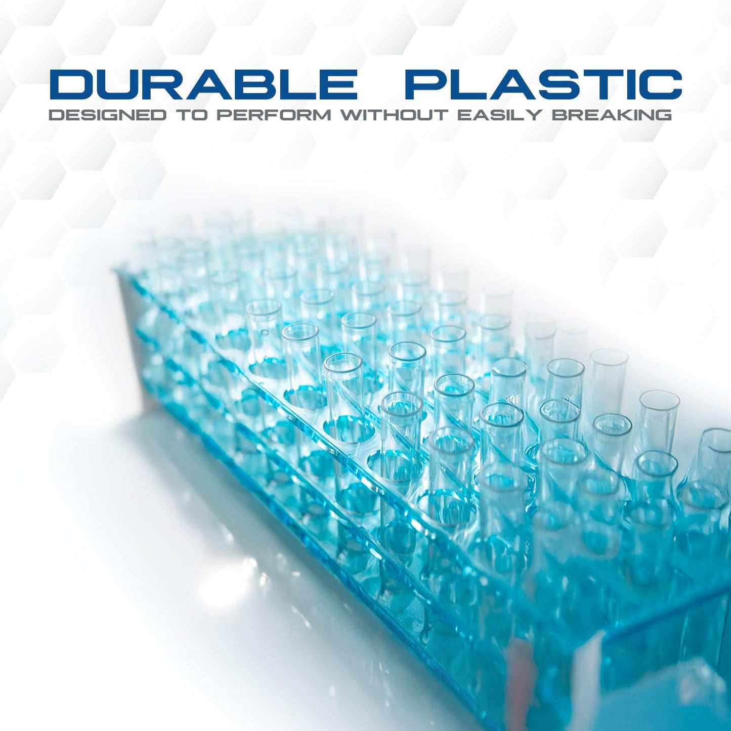 LabChoice Plastic Test Tubes - 500 Count, 16x100mm Polypropylene Test Tube for Centrifugation & Testing - Clear PP Material - Lab Equipment and Supplies