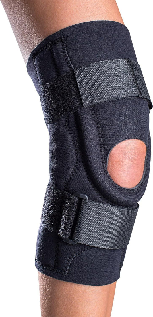 DonJoy Performer Hinged Patella Stabilizer Knee Brace, Neoprene