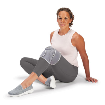 Sunbeam SelectRelief System Knee Therapy Bundle - Posture Corrector, Back Support Brace with Heating Pad Insert for Pain Relief, One Size Fits Most