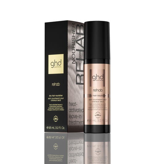 ghd Rehab Leave-in Hair Treatments - Improve Hair Condition While You Dry & Style for Flawless Results With No Rinse or Development Time
