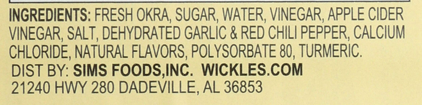 Wickles Wicked Okra, 16 oz