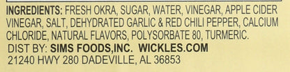 Wickles Wicked Okra, 16 oz