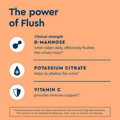 Uqora Promote & Flush Bundle - Vaginal Health* Probiotic with Lactoferrin & Lactobacillus + Urinary Tract* Drink with D-Mannose, Vitamin C, B6, Minerals - Gluten-Free & Vegan