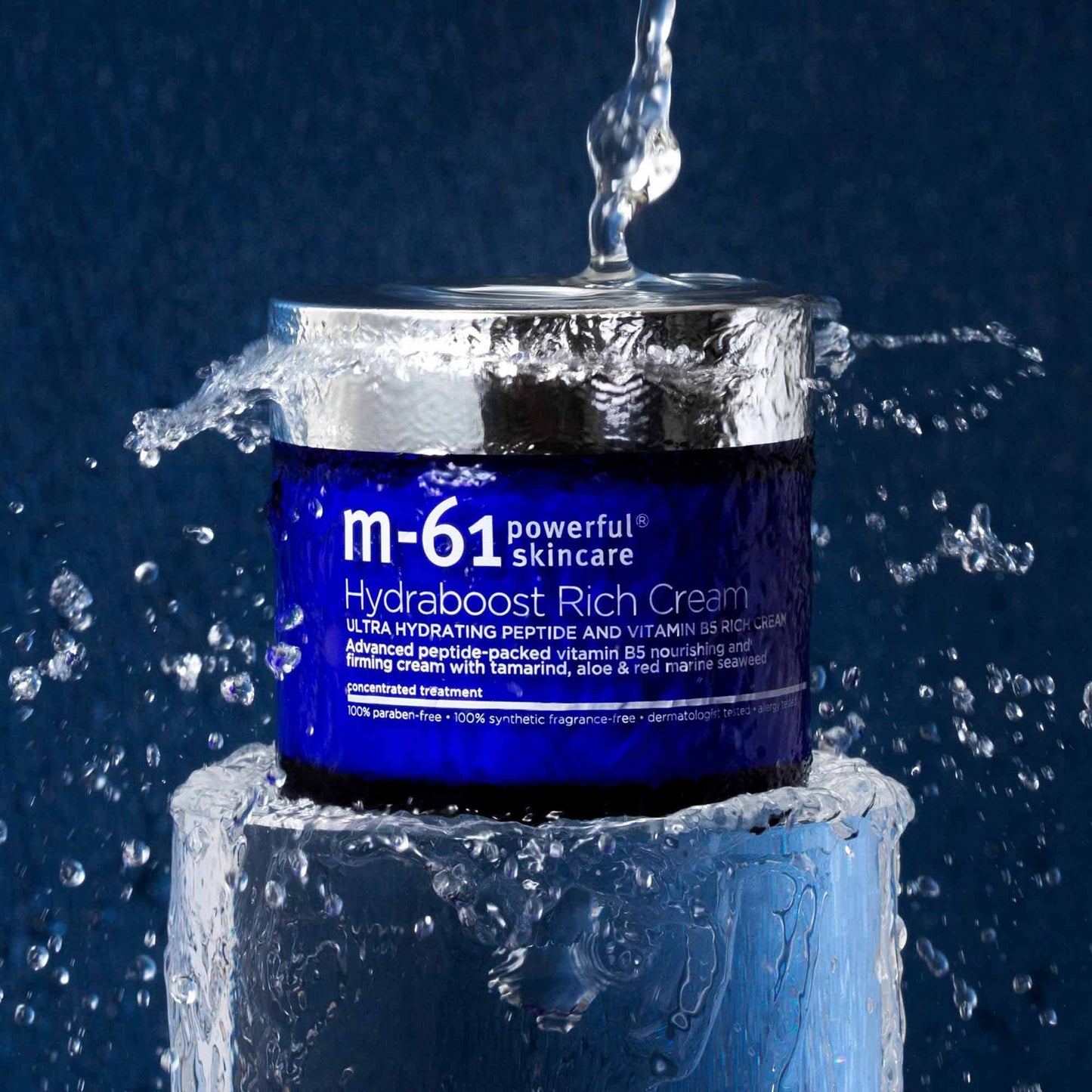 m-61 Hydraboost Rich Cream | Luxurious, Ultra Hydrating Face Cream With Peptides, Vitamin B5, Tamarind, Aloe, Red Marine Seaweed. 48-Hour Hydration. For Mature or Dry Skin - 1.7 Fl Oz