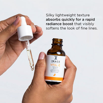 IMAGE Skincare, VITAL C Hydrating Facial Oil with Argan, Grape Seed and Sea Buckthorn Oils, 1 fl oz