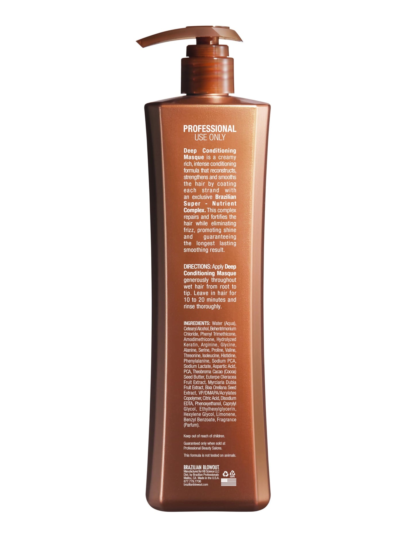 Brazilian Blowout Deep Conditioning Masque 24 fl oz