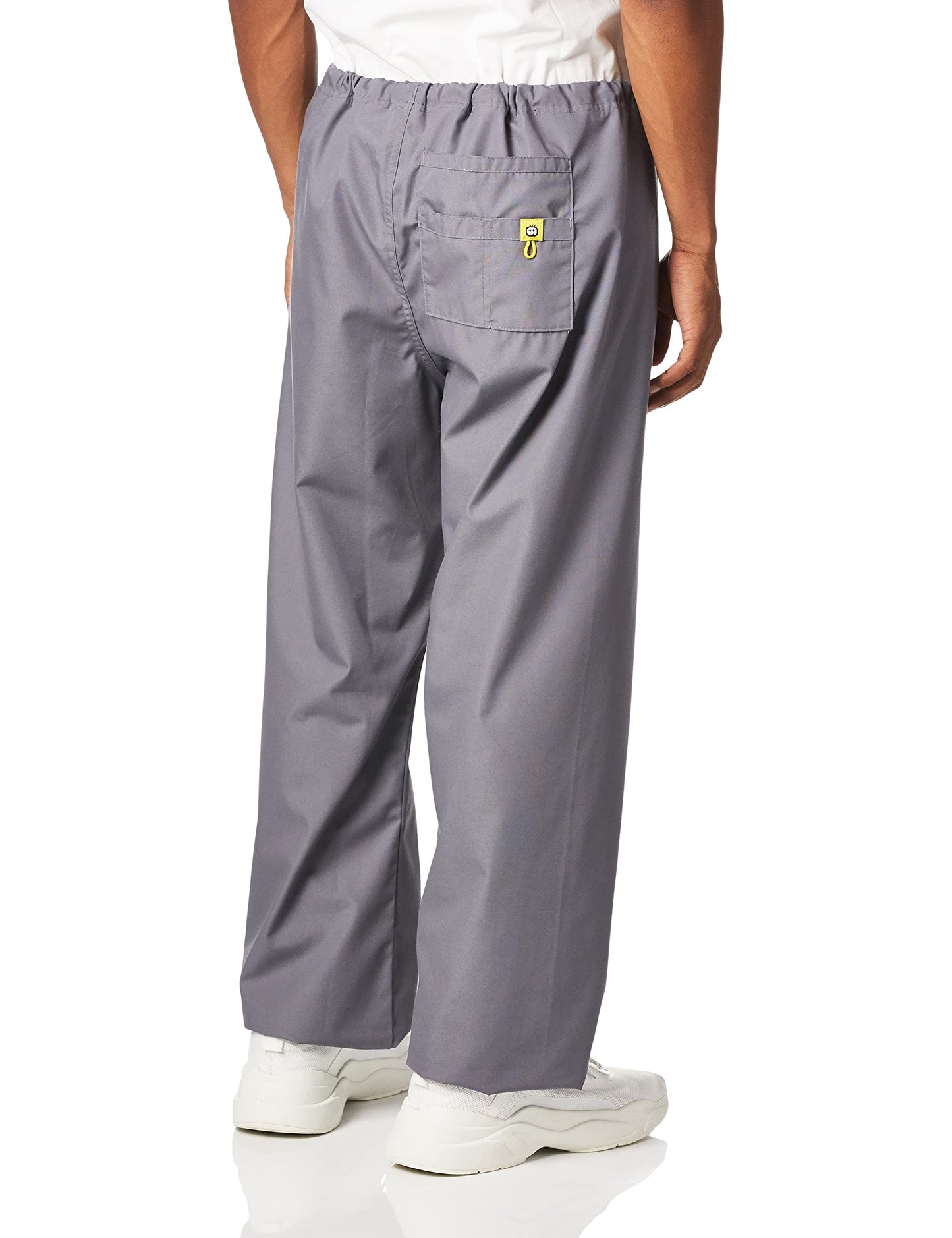 WonderWink The Papa Unisex Seamless Scrub Pant, Pewter, Large