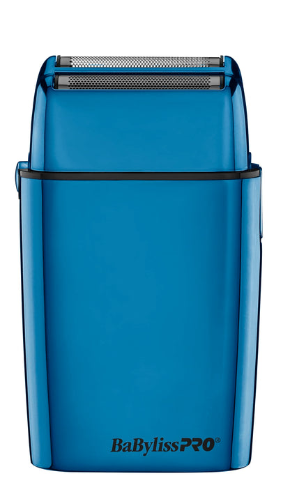 BaBylissPRO FoilFX Cord/Cordless Metal Double Foil Shaver (Blue)