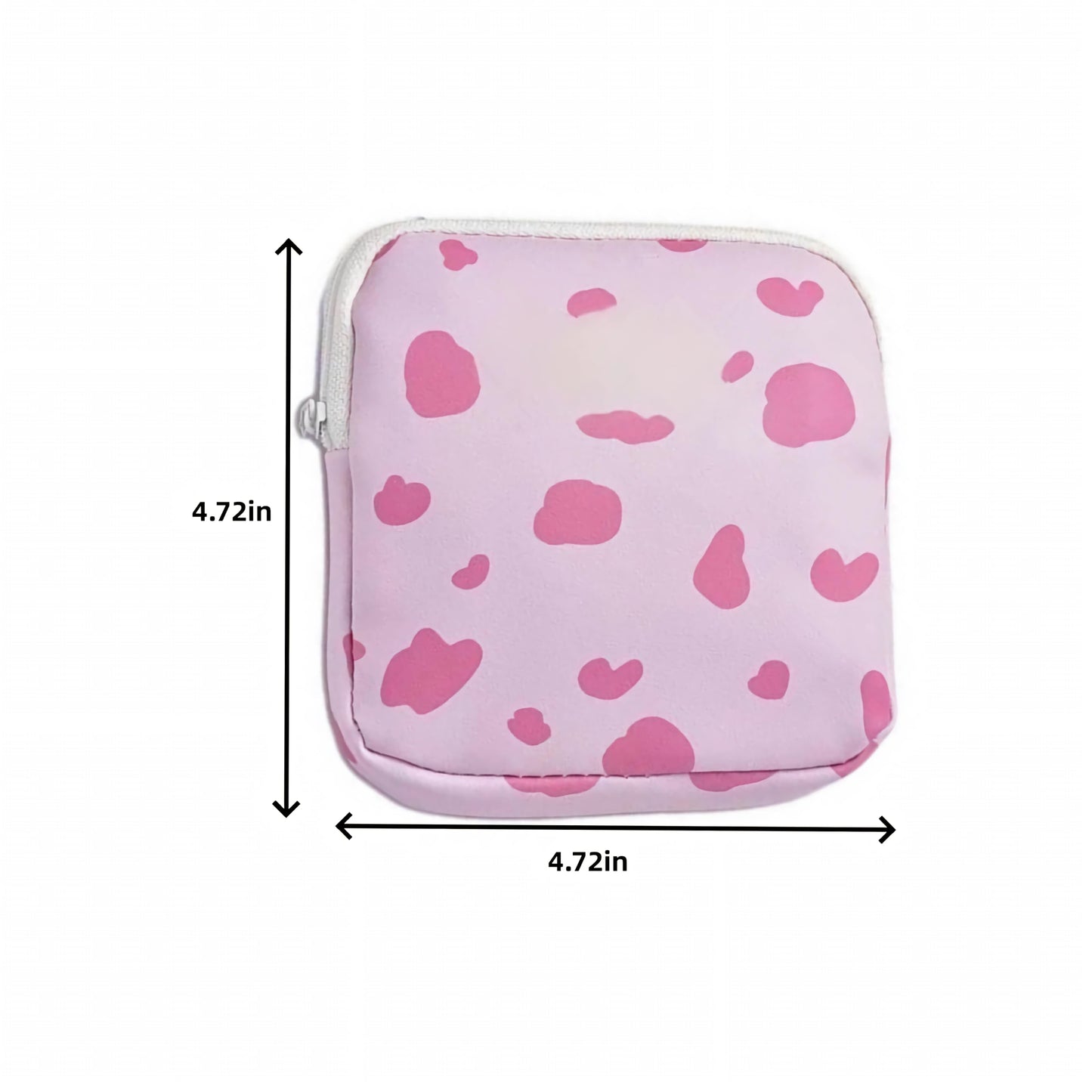 2-piece Sanitary Napkin Storage Pouch - Reusable Period Bag for Pads - Discreet pad Bag or Period Pouch