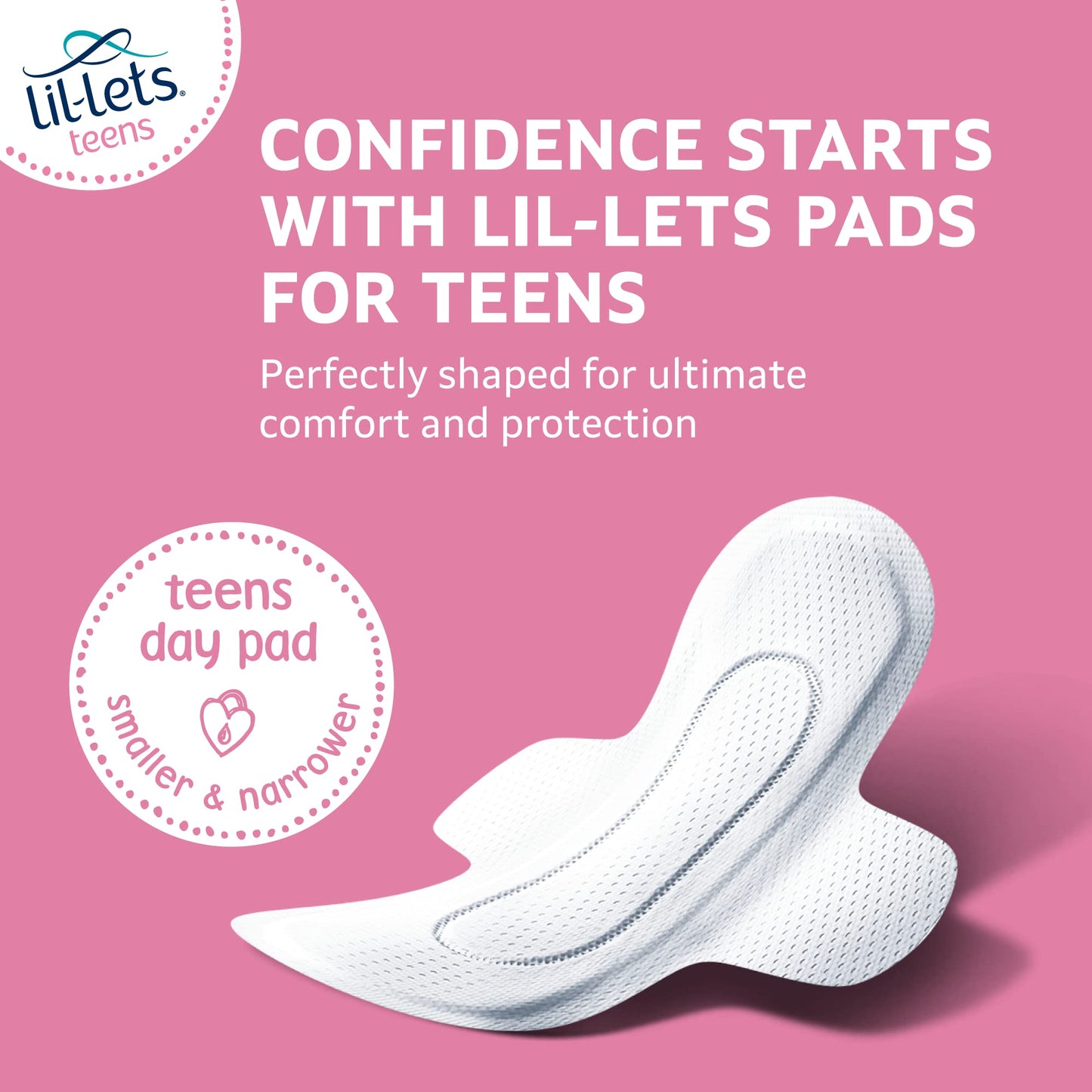Lil-Lets Day and Night Teens Pads Bundle with Lil-Lets Teens Day Pads X 70 Count and Lil-Lets Teens Night Pads X 50 Count