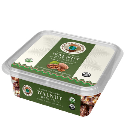 Organic Walnut Date Roll - 12 oz. Tubs