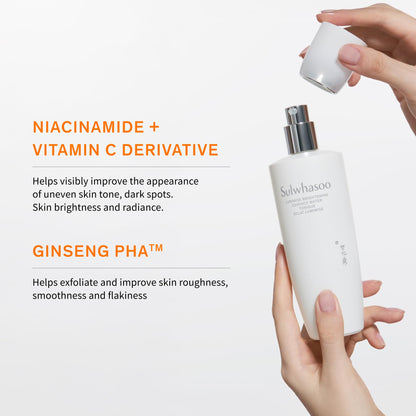 Sulwhasoo Lumiwise Essence Water | Prep & Illuminate | Smooth & Refine | Daily Radiance Starter | Korean Skincare Water
