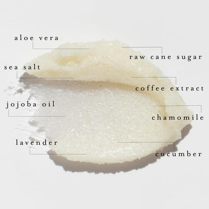 kai body polish – 8 oz exfoliating scrub with sugar & sea salt, light white floral scent experience smooth, soft skin you’ll love | hydrating, clean beauty ritual - recyclable packaging