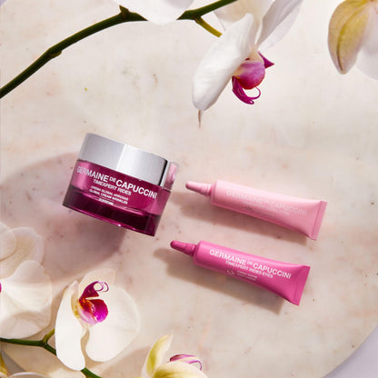 Germaine de Capuccini | TIMEXPERT RIDES - Eye Contour Treatment Duo Day & Night Cream - Day Gel-Cream + Night Cream - Improves Signs of Aging and Fatigue for 24 hours - Two Tubes of 0.3 Oz each