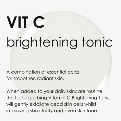 Rodial VIT C Tonic Deluxe 100ml (3.34 fl oz) | Essential Acids for Smoother, Radiant Skin | Vitamin C | Lactic Acid | Glycolic Acid | Vitamin B5