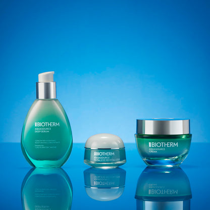 Biotherm Aquasource Total Eye Revitalizer Gel – Hydrating Gel with Depuffing Agents to Awaken and Reduce Under-Eye Bags, with Instant Cooling Effect, 0.5 fl. oz.