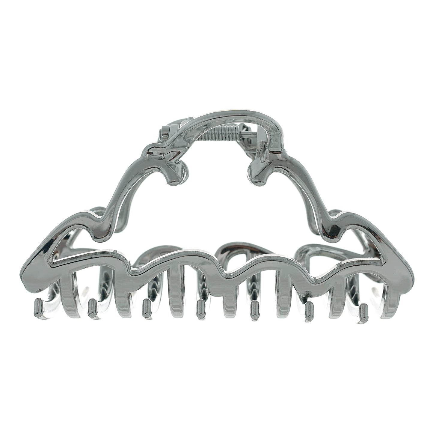 Ouidad Made for Curls XL Claw Clips, Gold and Silver, 2 Count