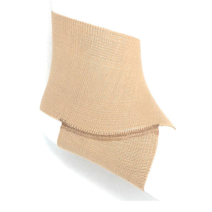 Champion Figure 8 Ankle Support, Light Elastic Compression Brace, Muscle Joint Recovery, Beige, Medium