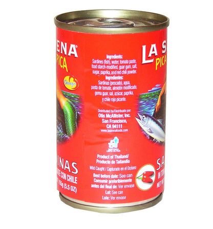 La Sirena Pica Pica Sardine 5.5 oz - Sardina (Pack of 15)