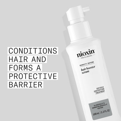 Nioxin Hair Booster Serum | Advanced Leave-In Hair Treatment| Strengthens and Conditions | 3.4 Fl oz.