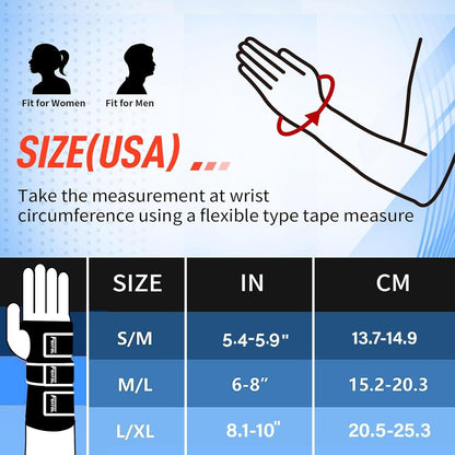 FEATOL Wrist Brace Hand Brace, Carpal Tunnel Wrist Splint Night Support for Women Men, Pain Relief Support -Tendonitis, Arthritis, Sprain, Right Hand, Small/Medium