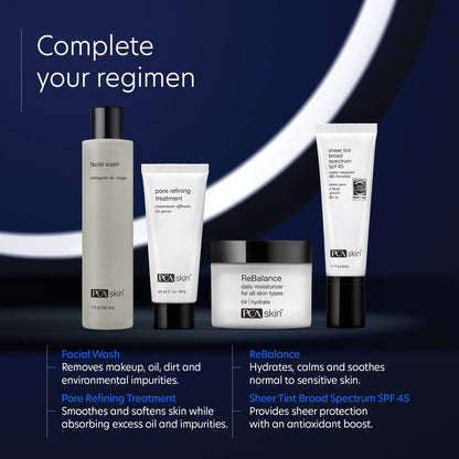 PCA SKIN Pore Refining Treatment - Exfoliates & Purifies Skin with Clay, Mandelic Acid, Enzymes, Rice Powder & Pumice (2.1 oz)
