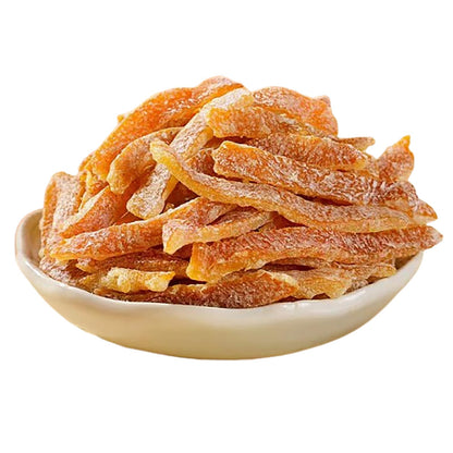 Tangerine Peel 10.6 OZ. Orange Peel Honey Tangerine Peel Casual snack snacks candied fruit dried Making tea Dried Mandarin Orange Peel Real Fruit