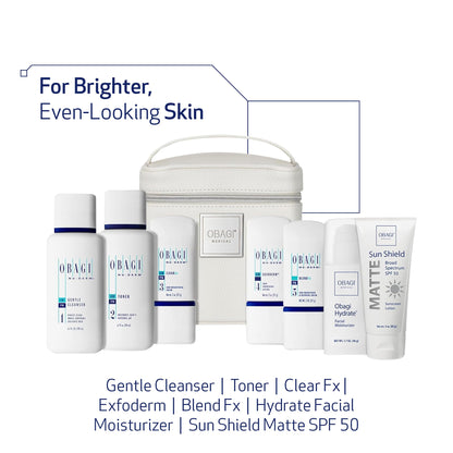 Obagi Nu-Derm Fx Skin Brightening System for Normal to Dry Skin – Noticeably Evens Out & Brightens Your Complexion – 7-Step Skincare Routine