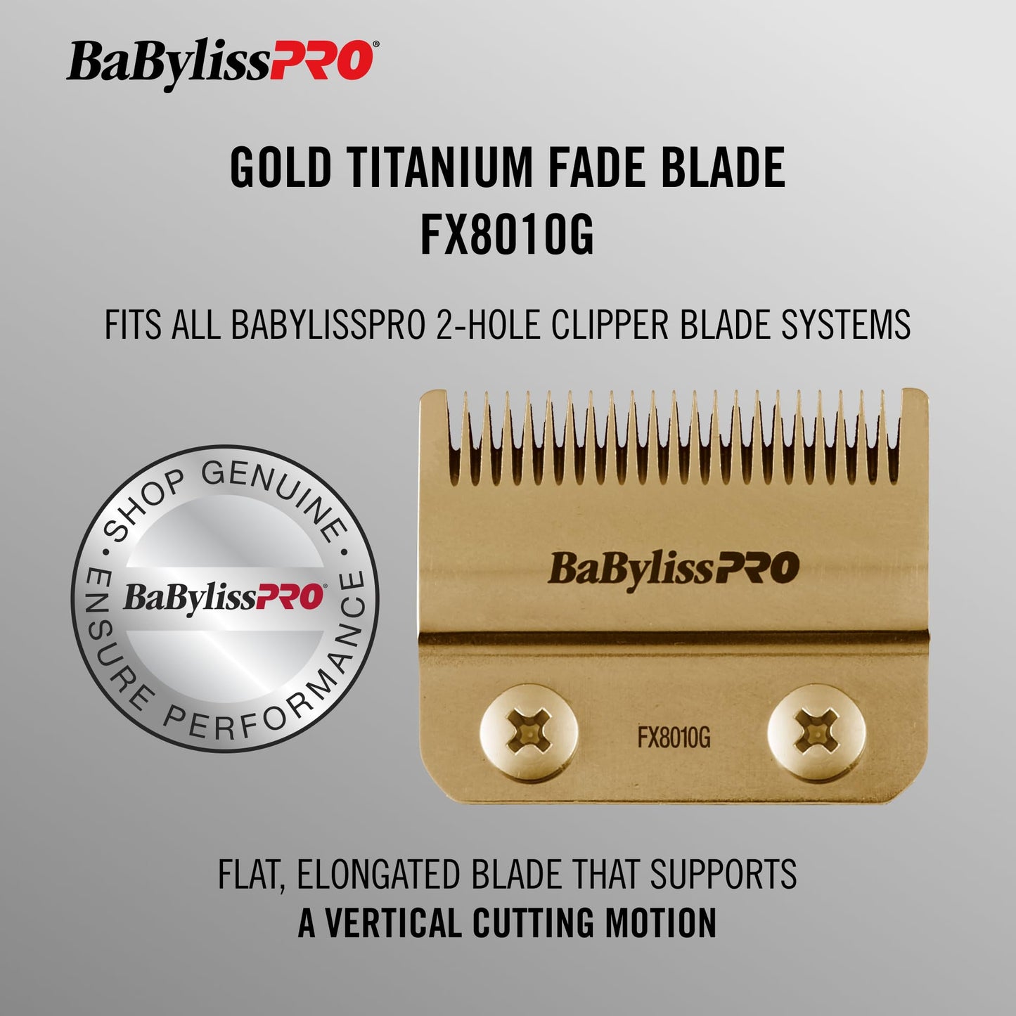 Replacement Fade Clipper Blades for FX870, FX825, FX673 Clippers and most 2-hole blade systems