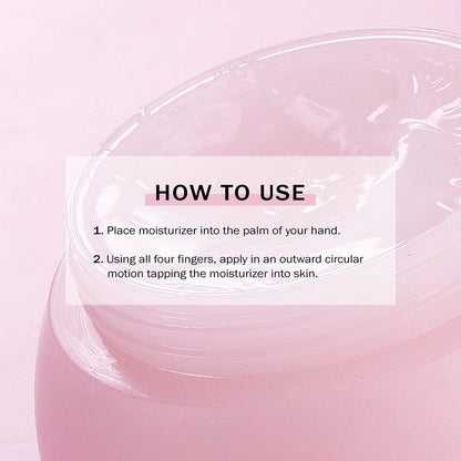 Saturday Skin Waterfall Glacier Water Face Cream – Oil Free Korean Face Moisturizer for Oily Skin, Lightweight Gel Face Moisturizer & Cute Moisturizer, Day & Night Korean Night Cream(1.69 Fl Oz/50ml)