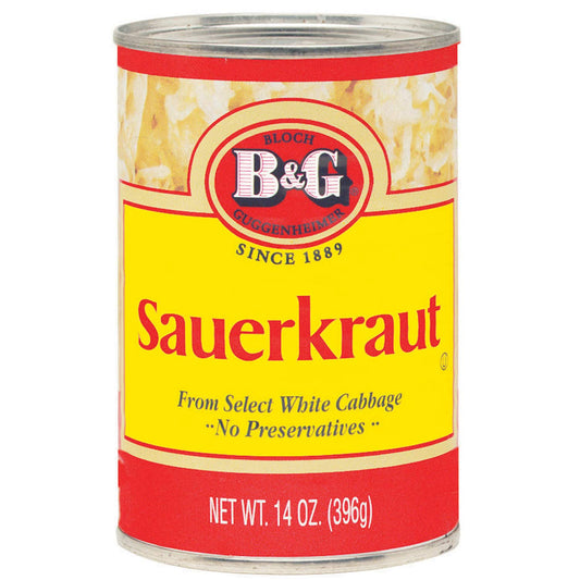 B&G Sauerkraut, 14.4 Ounce Can