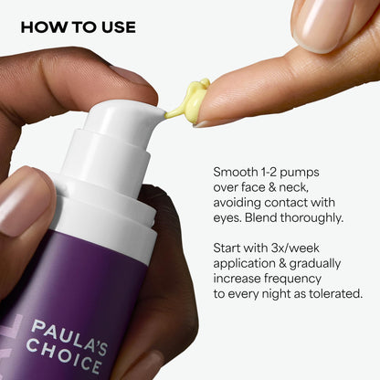 Paula’s Choice Pro Retinaldehyde Dual-Retinoid Face Serum Advanced Treatment, High Potency Anti-Aging Serum for Face, Breakout-Prone Skin, Radiance & Rough, Bumpy Texture, Fragrance-Free